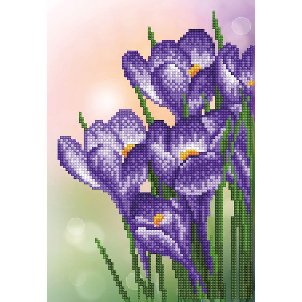 Diamond Dotz® Intermediate Spring Crocus Diamond Painting Kit